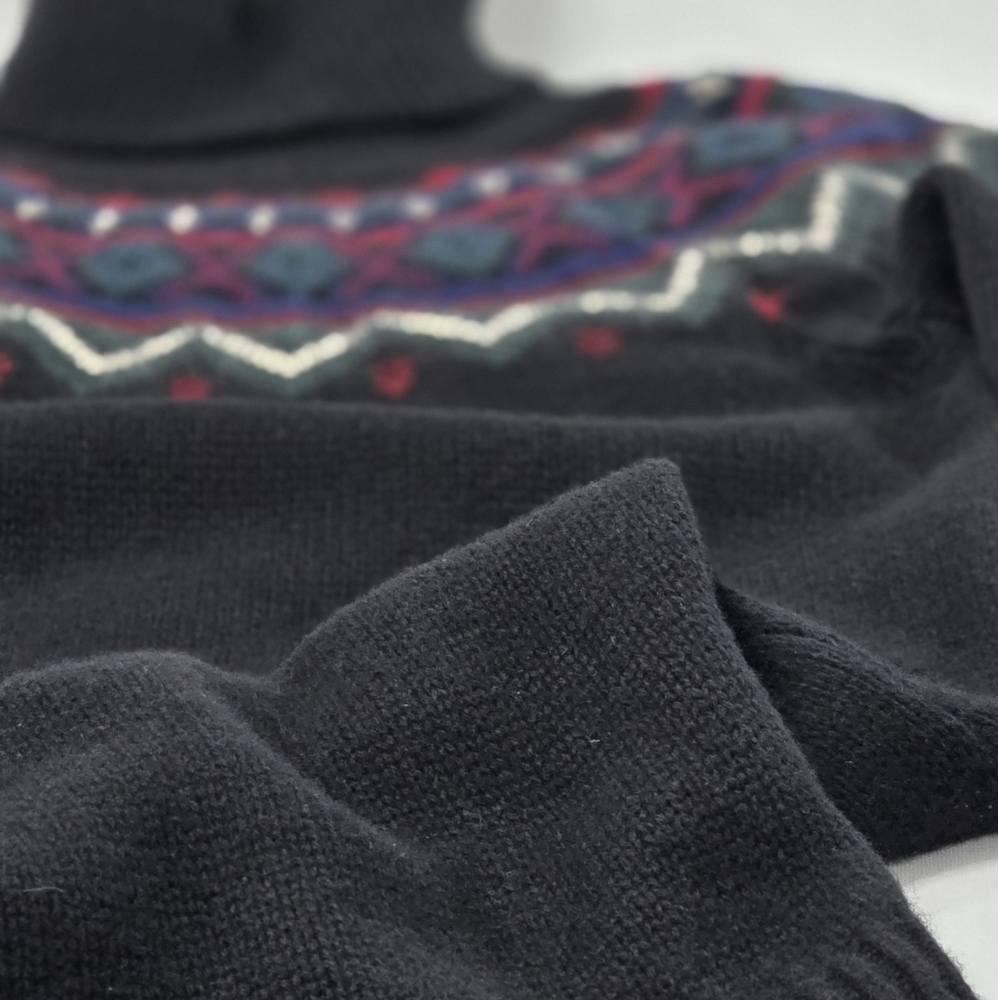 Ralph Lauren Fair Isle Turtleneck Sweater Dress - Picture 5 of 8